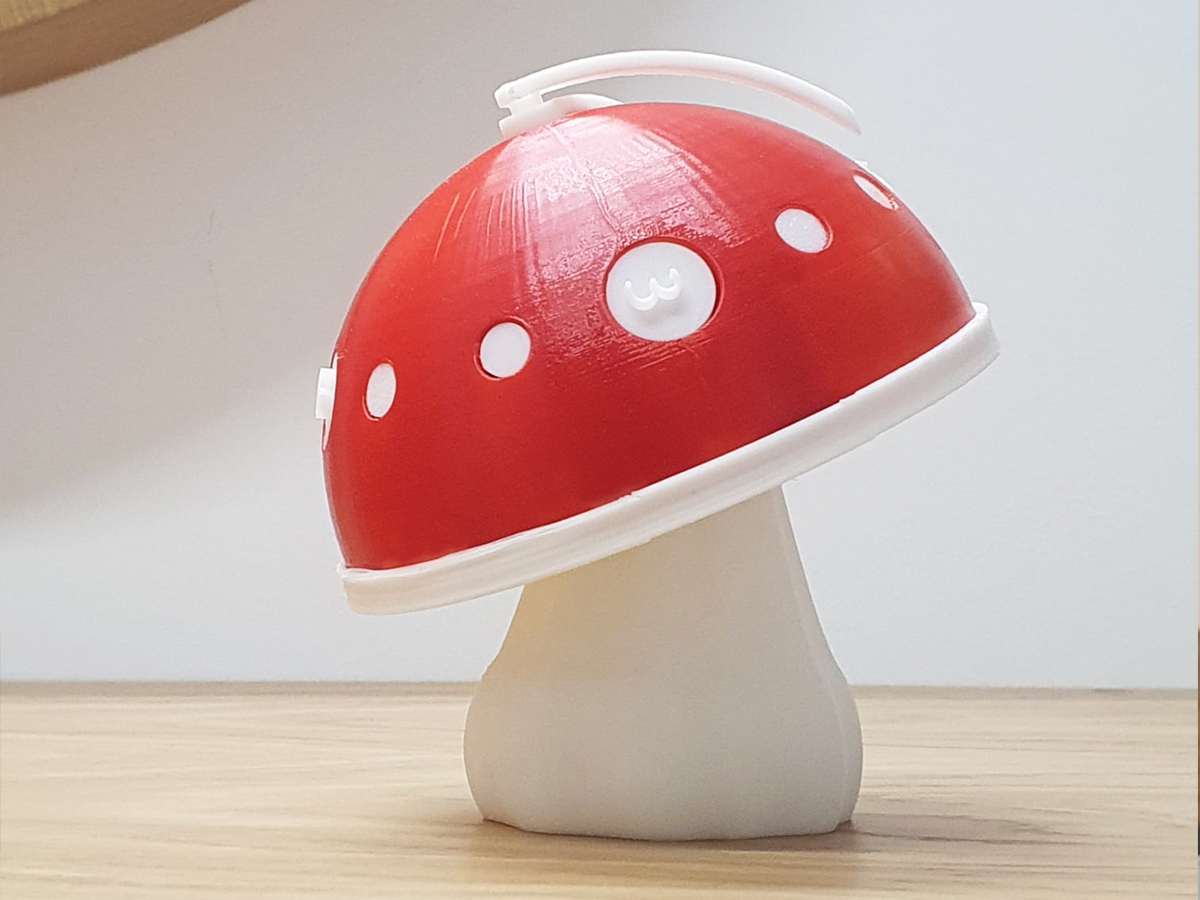 Mushroom nightstand Clock