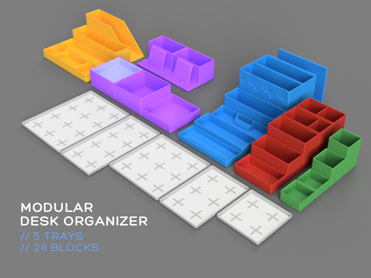 Modular Desk Organizer