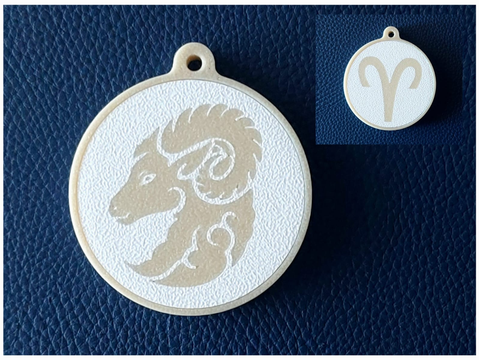 Aries Zodiac Keychain