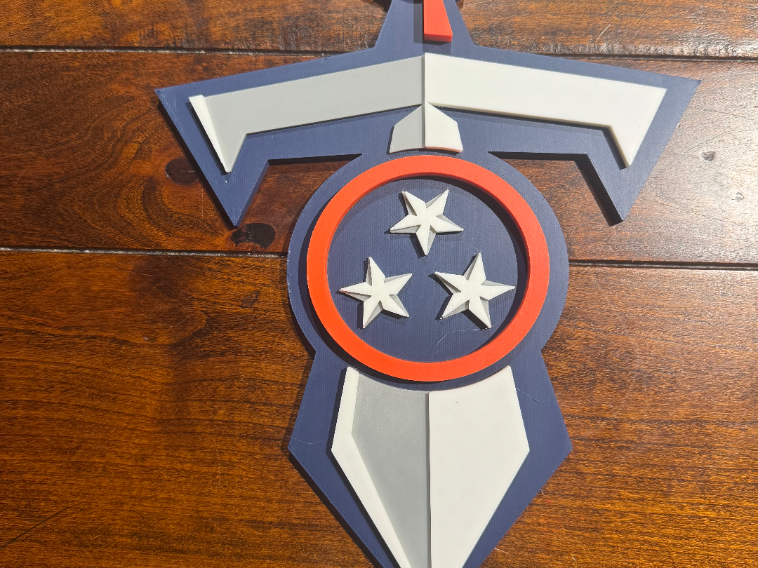 Tennessee Titans Oversized Necklace Alternate Logo