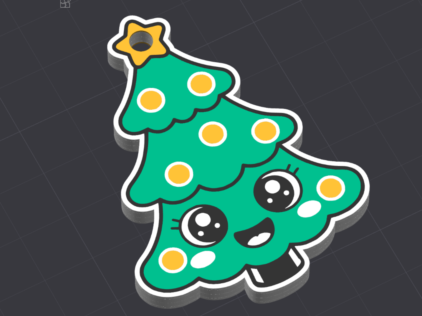 Christmas Tree Kawaii