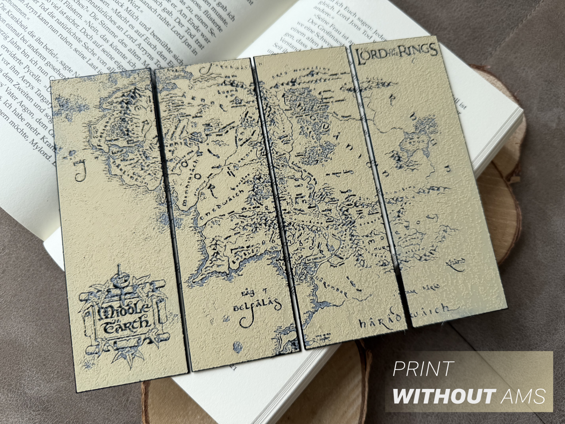 Fantastische Reiche – Epische Landkarte - 4er Set