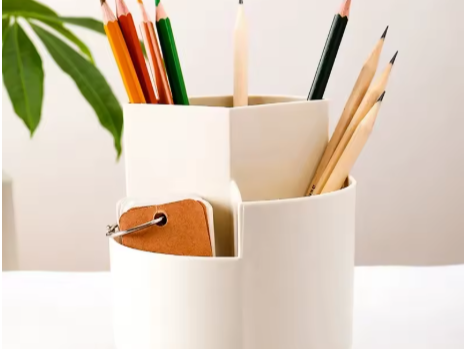 Minimal Desk Pen Holder  3D Printable Organizer