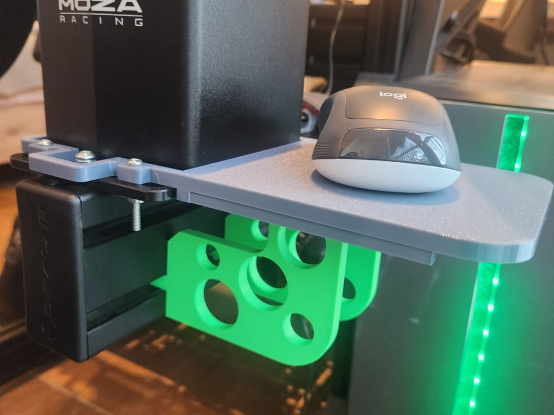 Mousepad for Moza Gearshifter and aluminum simrig
