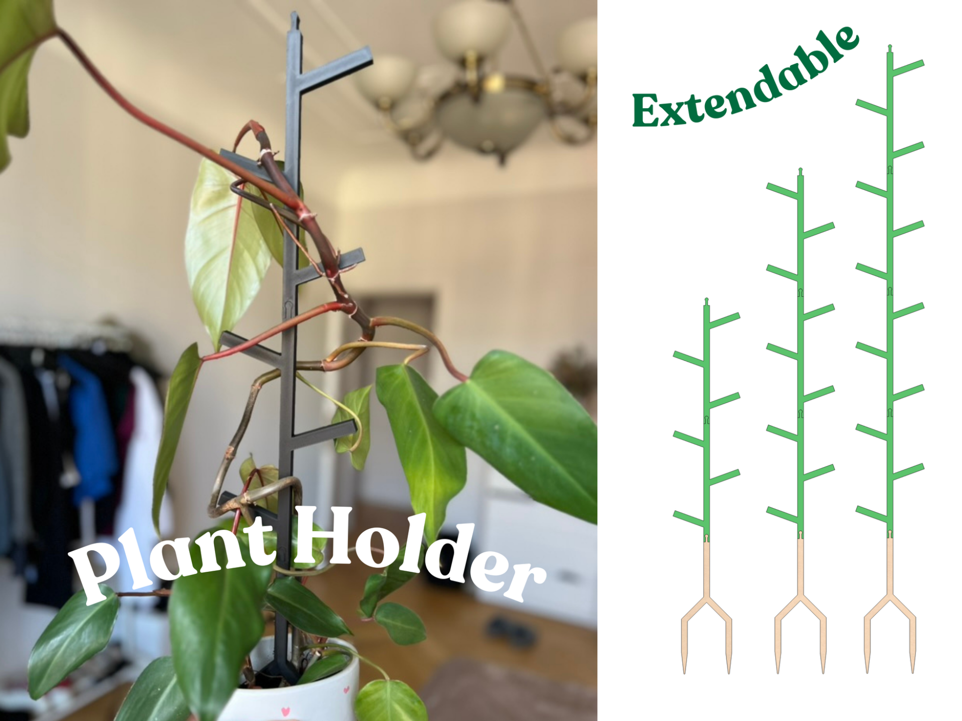 Stackable Plant Holder (Extendable)