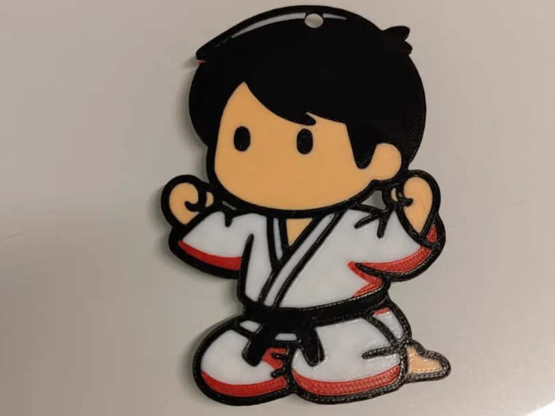 Little Judoka Keychain