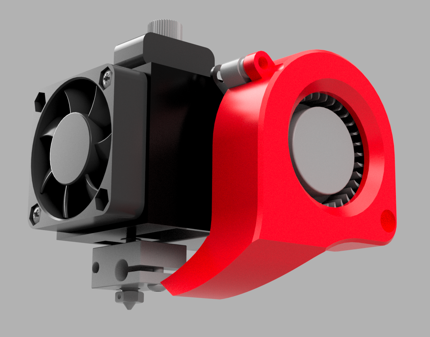 Removable Hemera part cooling fan holder