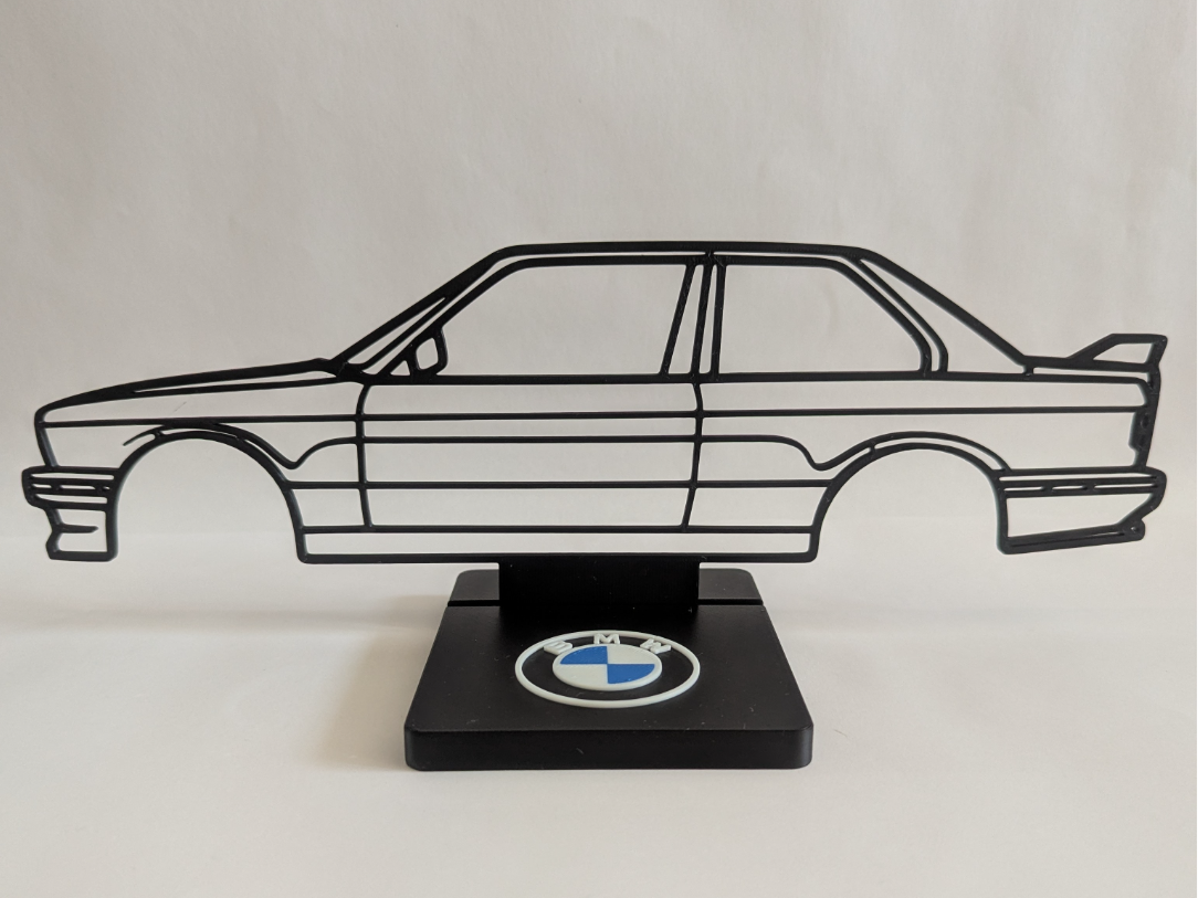 BMW M3 E30 silhouette