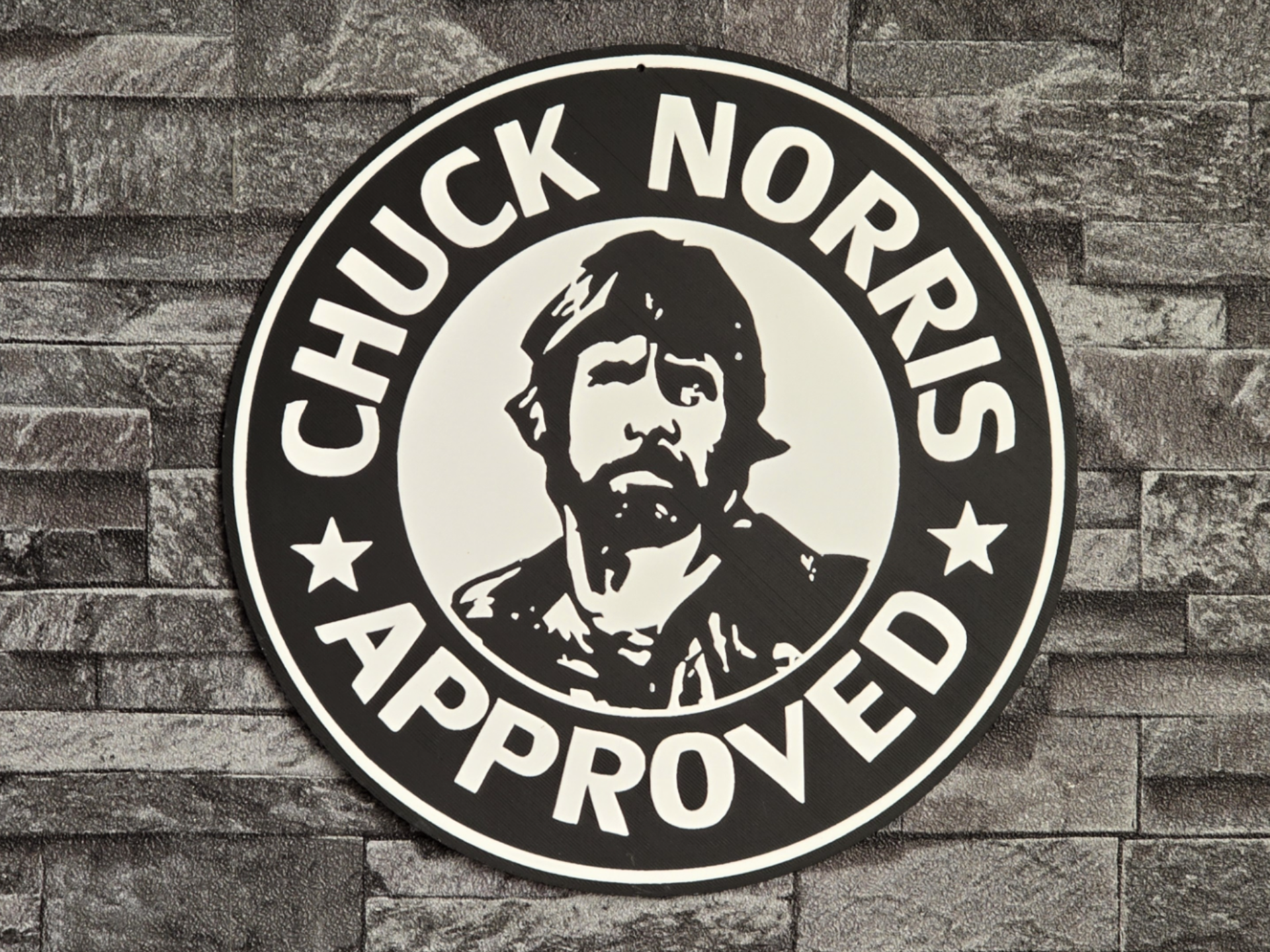 Hueforge Chuck Norris Approved