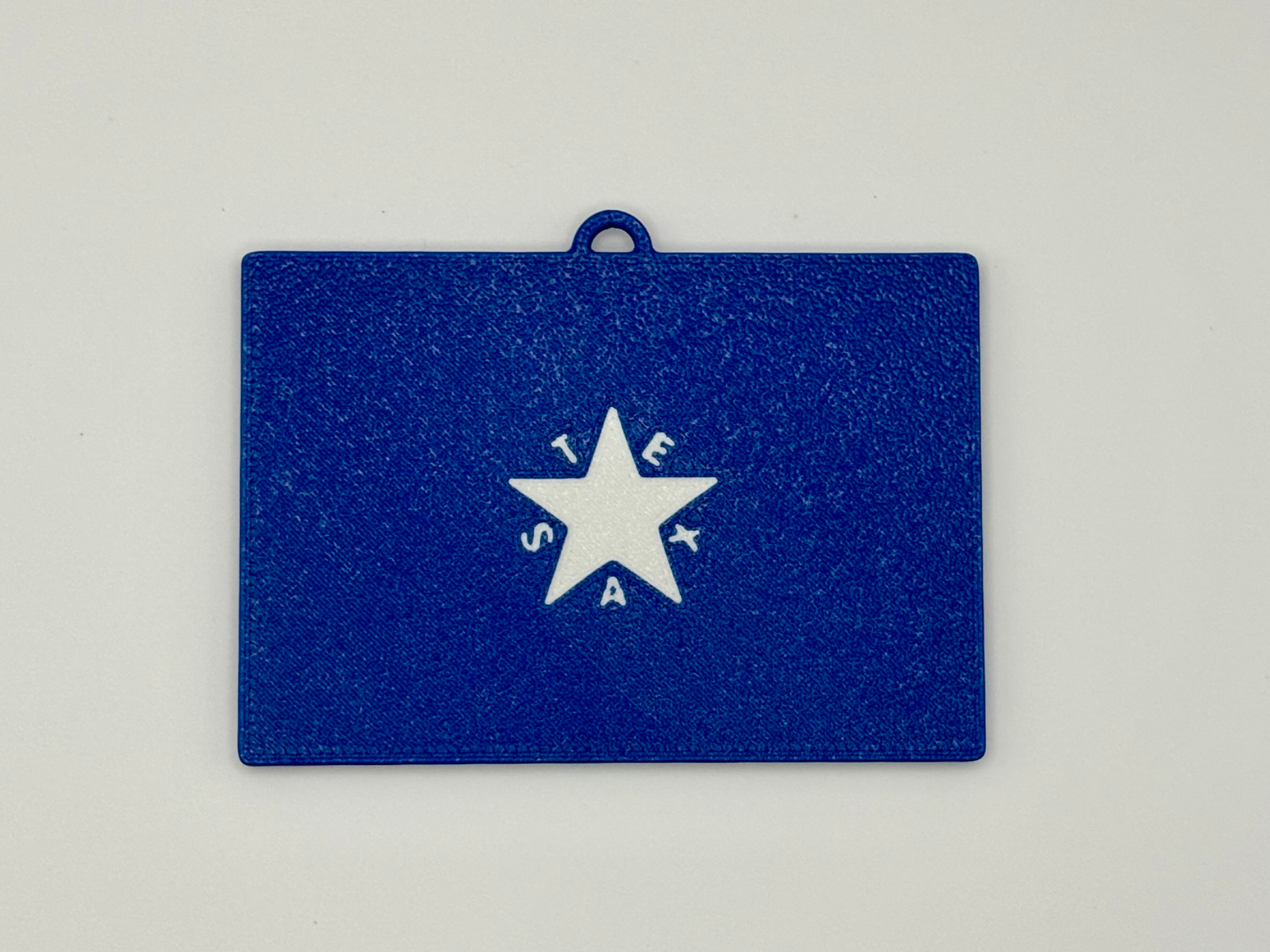 Texas Independence Zavala Flag Ornament / Keychain