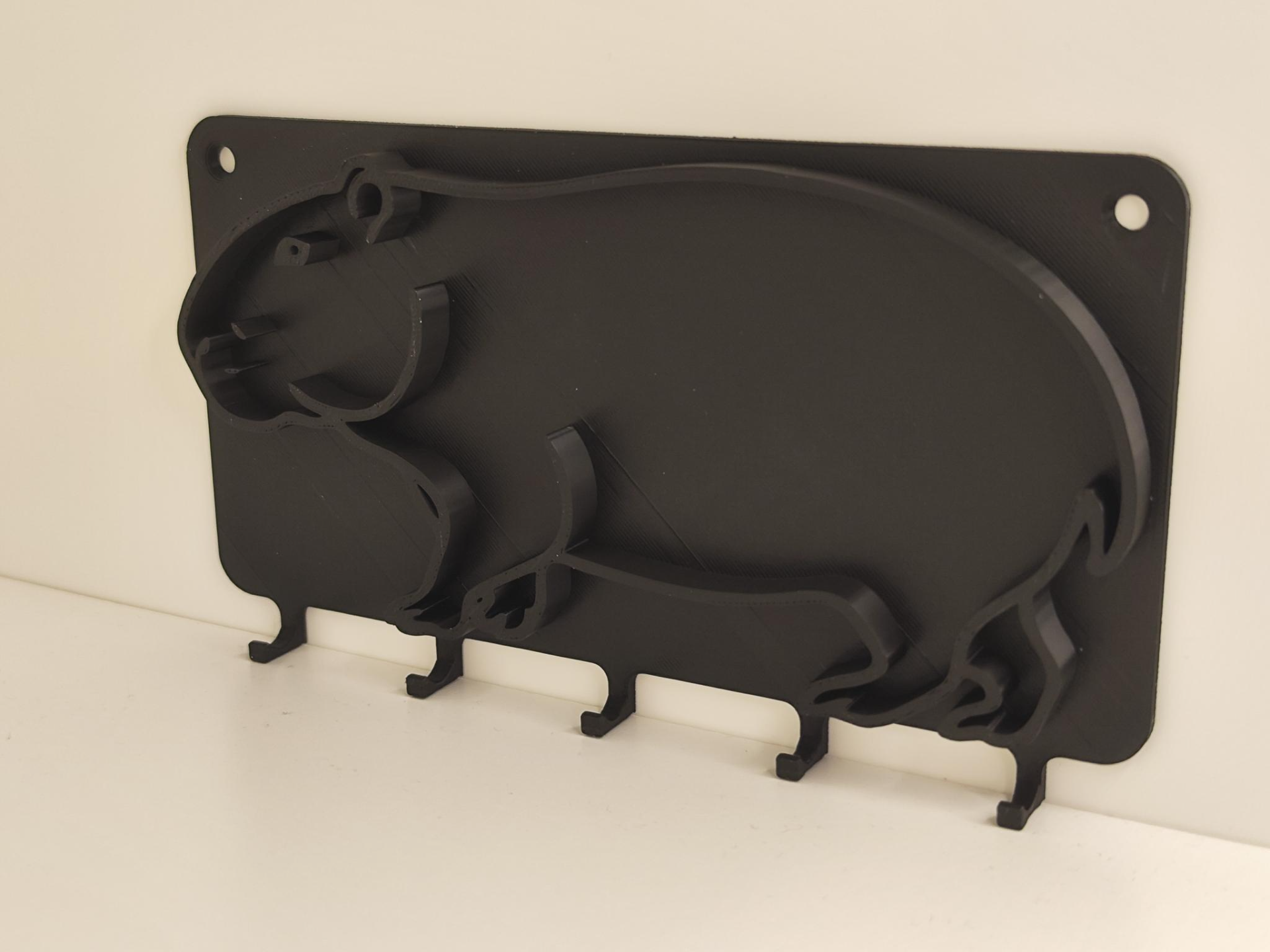 Key Hanger Capybara Wall Mounted