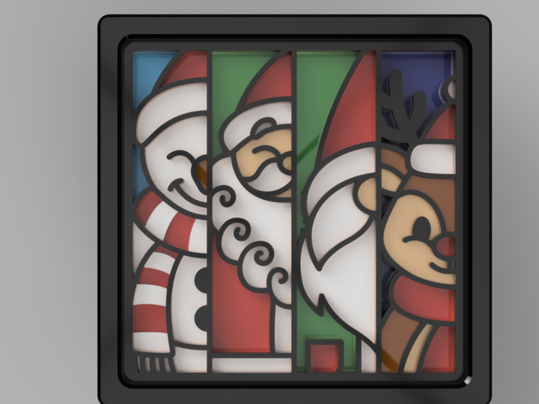 Winter Character 3D Shadowbox