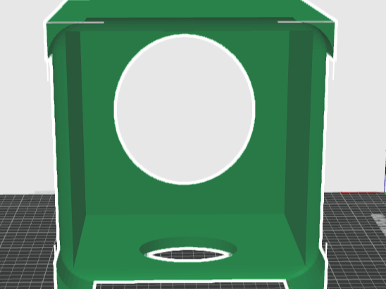 caja filtro conico coche con entradas de aire