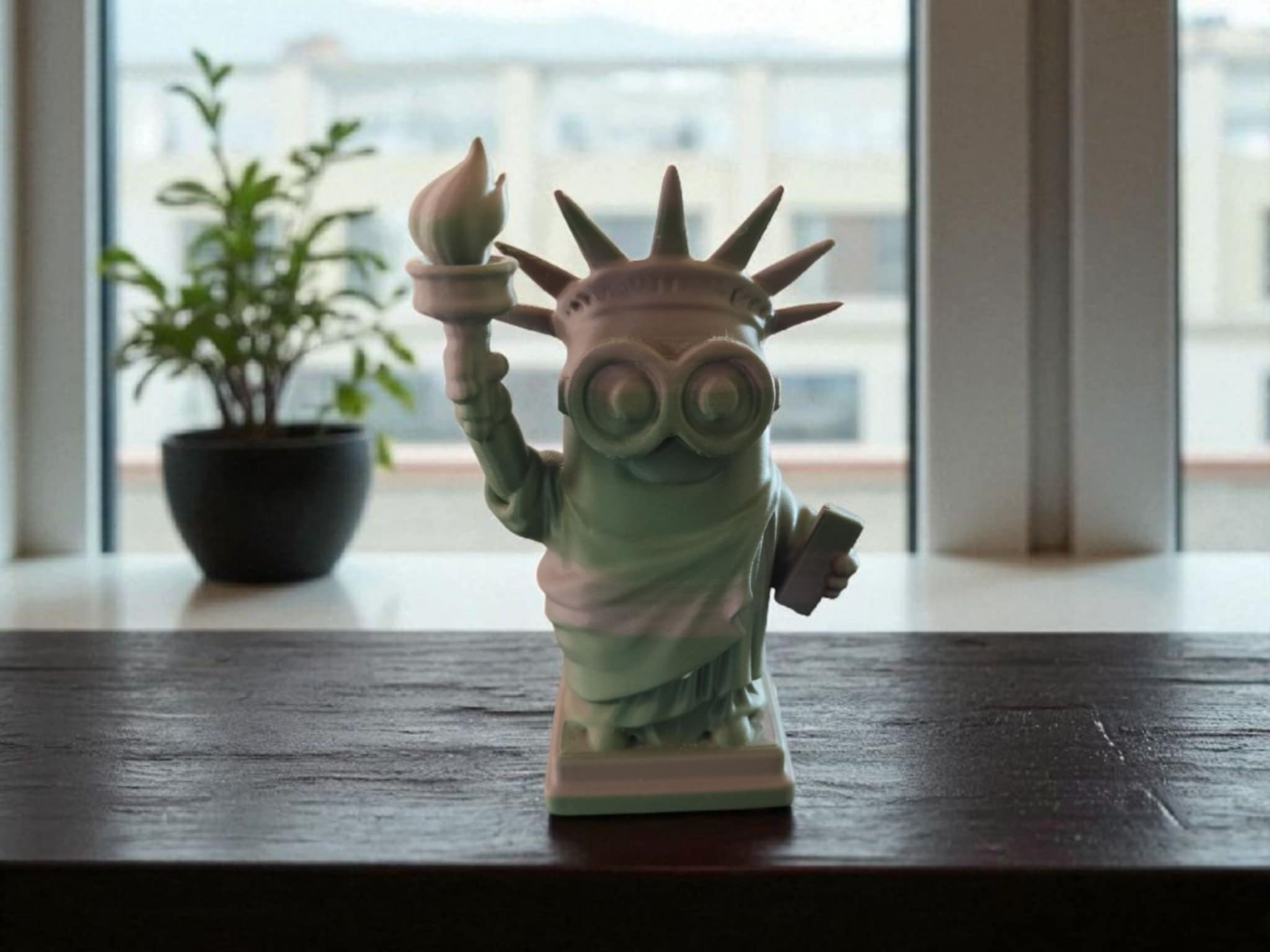 Minion Statue of Liberty