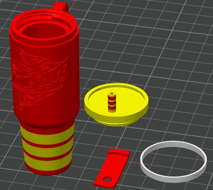 Stanley Chapstick holder - Iowa State Cyclones