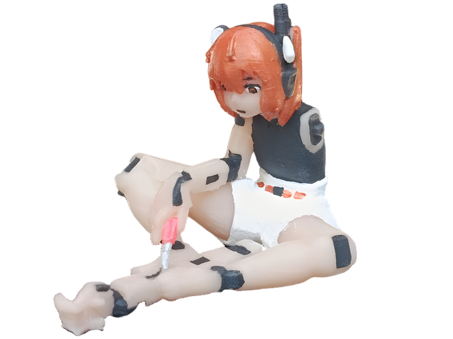 Adachi Rei Fixing Herself