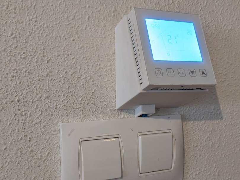 Registro para termostato inhalámbrico