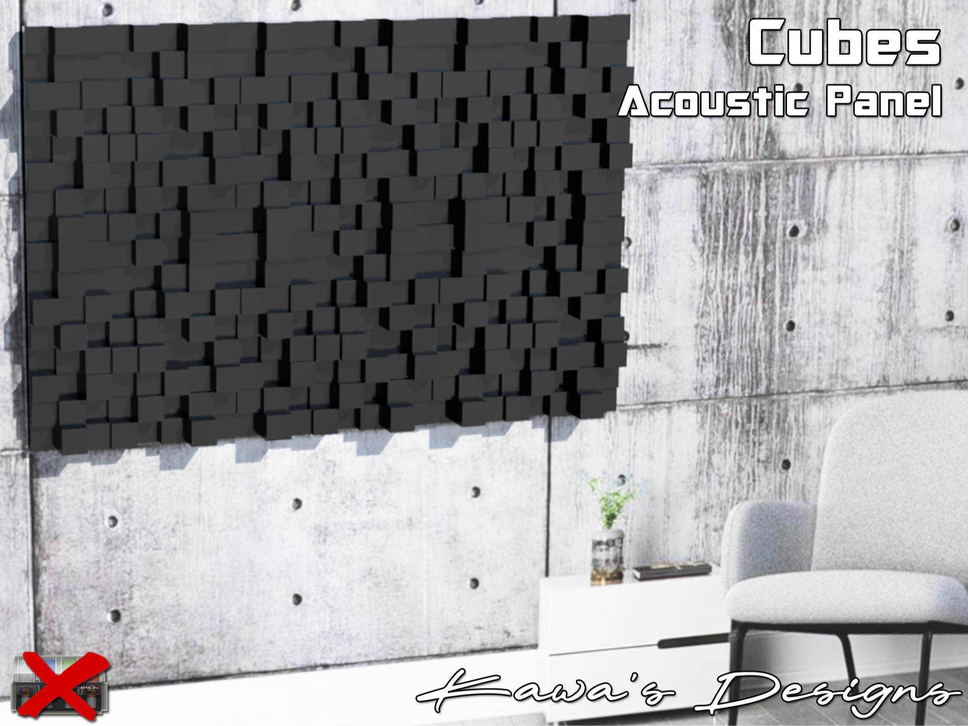 Cubes Acoustic Panel