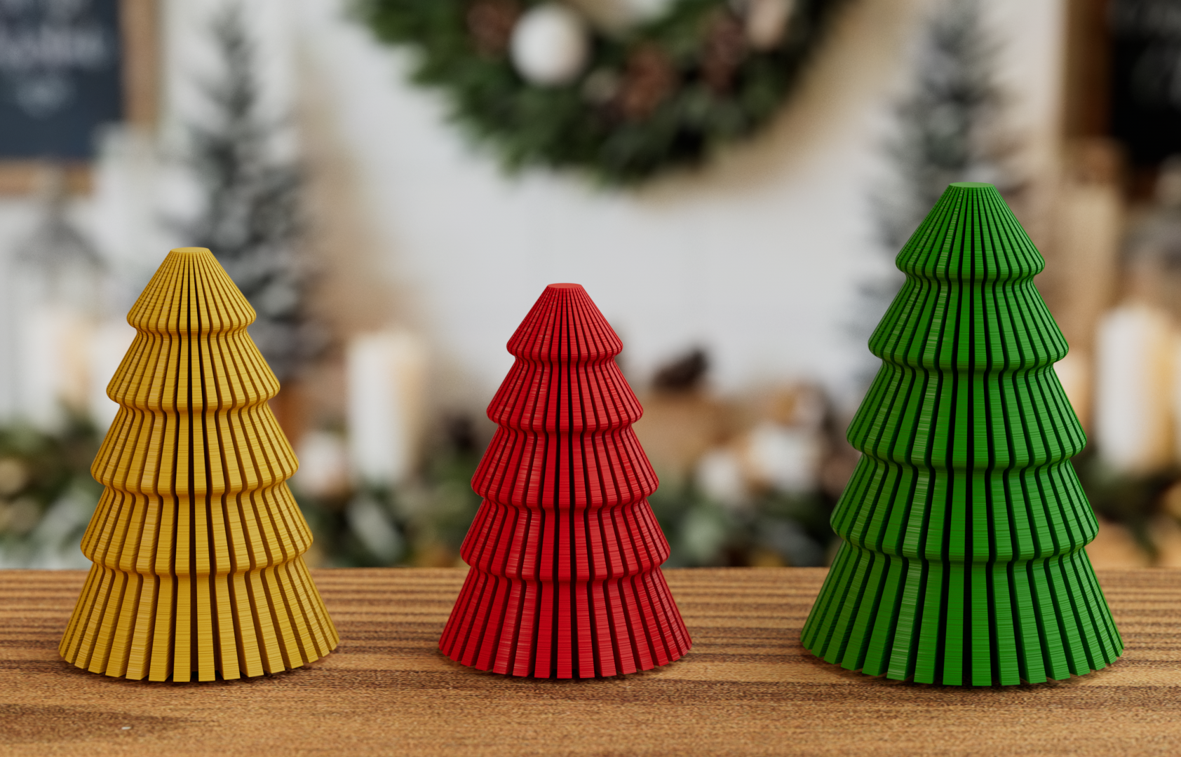 line Christmas tree