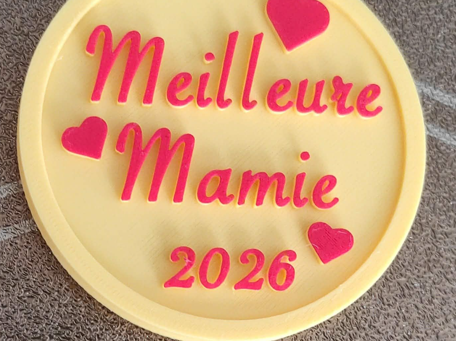 Porte clé Meilleure Mamie 2026