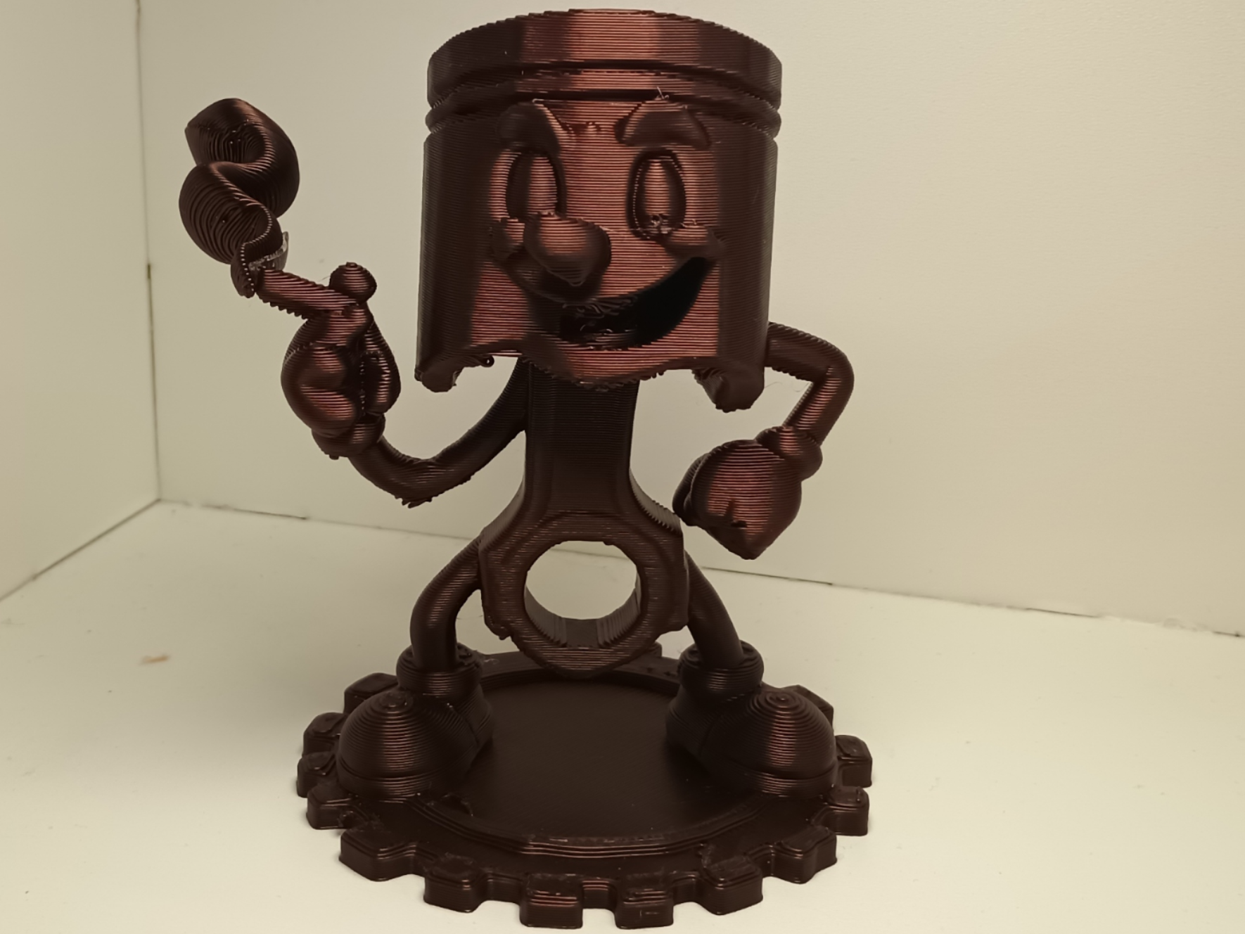 Smokin Piston Figurine