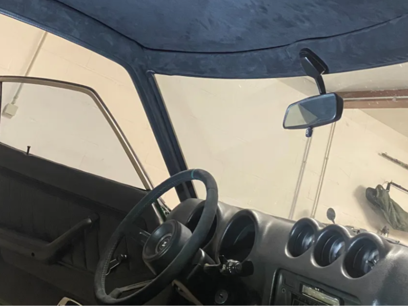 Datsun 280z S30 Sunvisor delete Mirror Mount