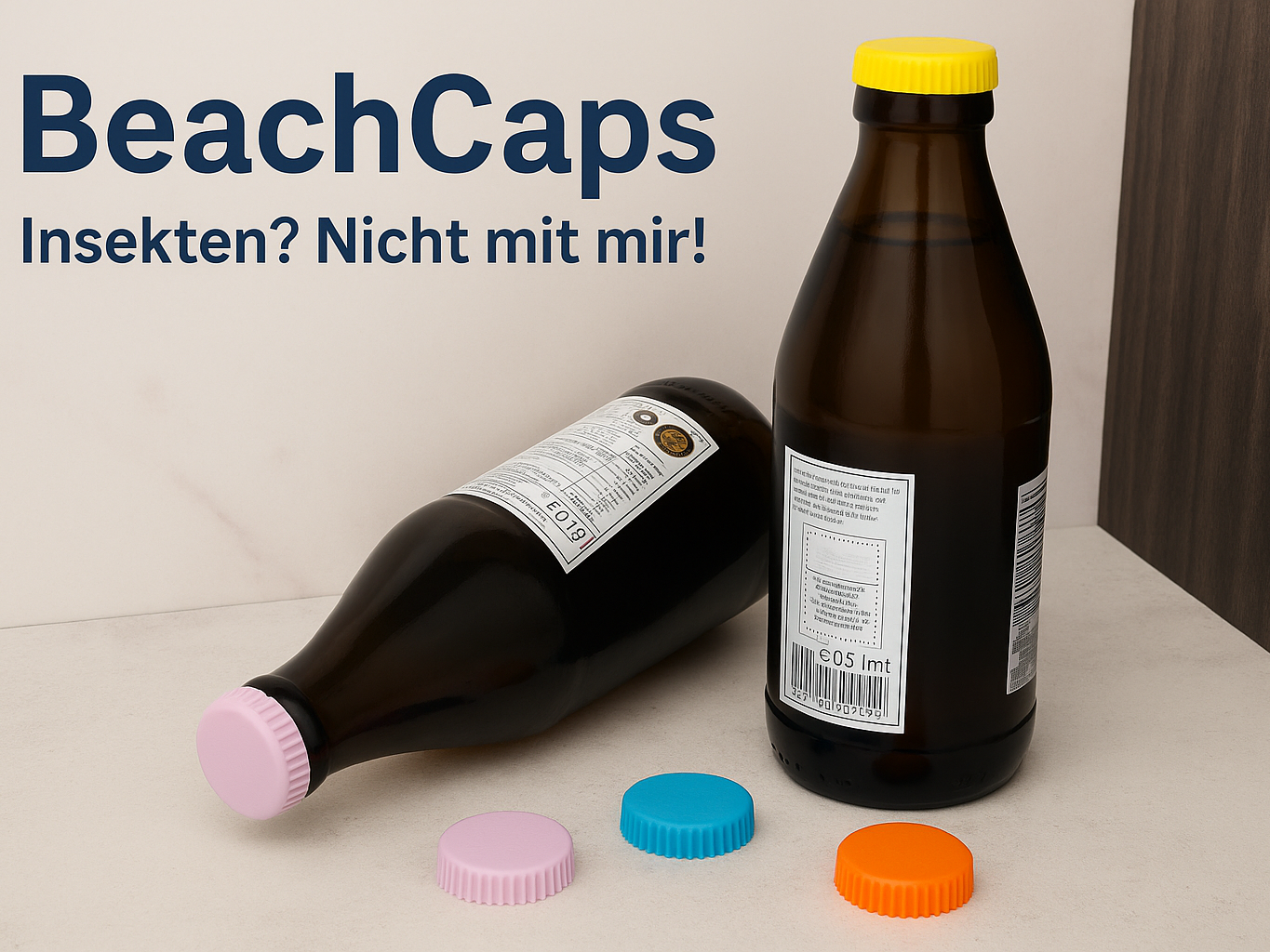 BeachCaps Bunte Flaschendeckel für Sommer&Strand