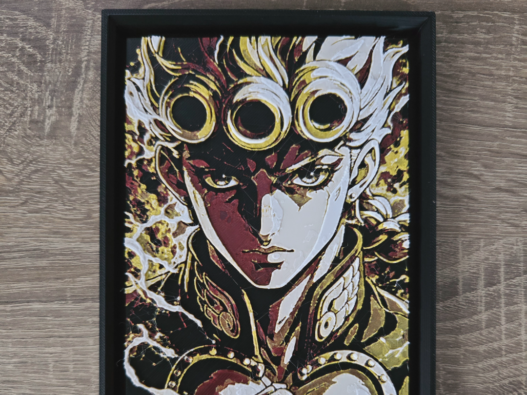 Giorno Giovanna HueForge - JoJo's Bizarre Adv.