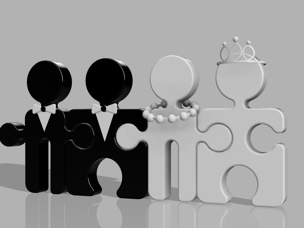 Wedding cake topper
