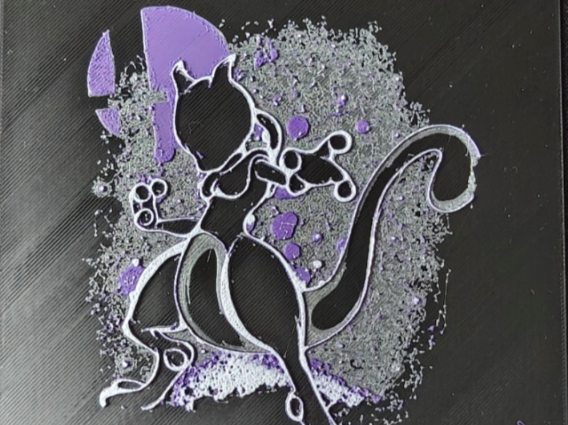 Mewtwo Smash Bros Melee (Hueforge)
