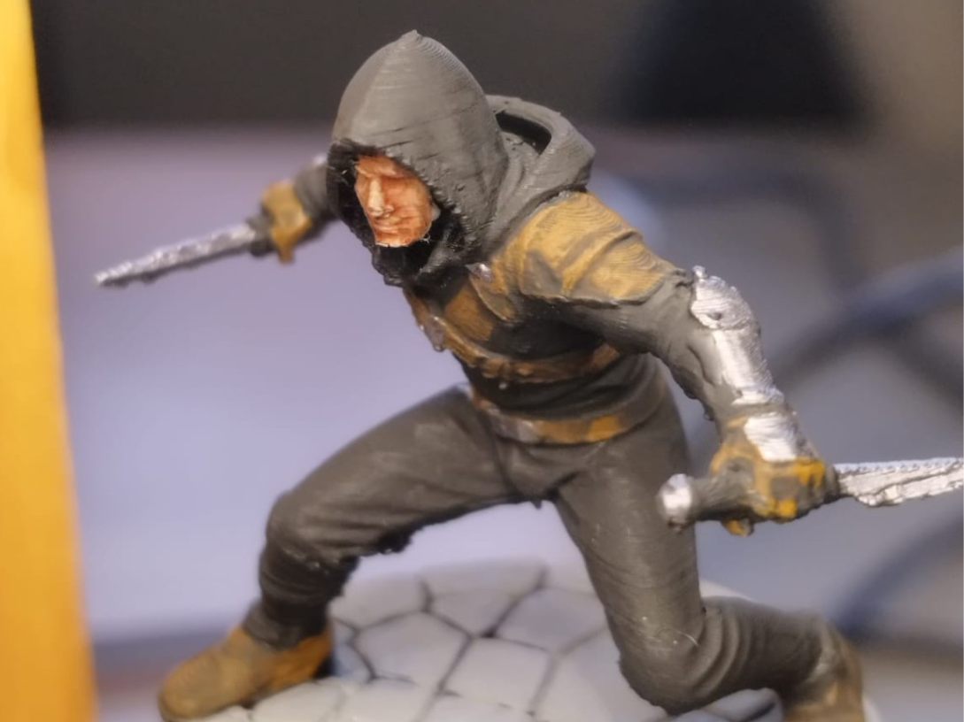 DnD Human Male Rogue 32mm scale