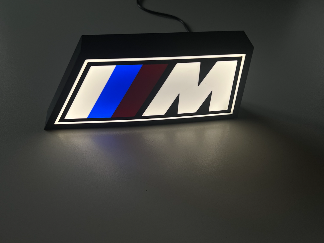 Motorsport Light Box Led Lamp lightbox BMW