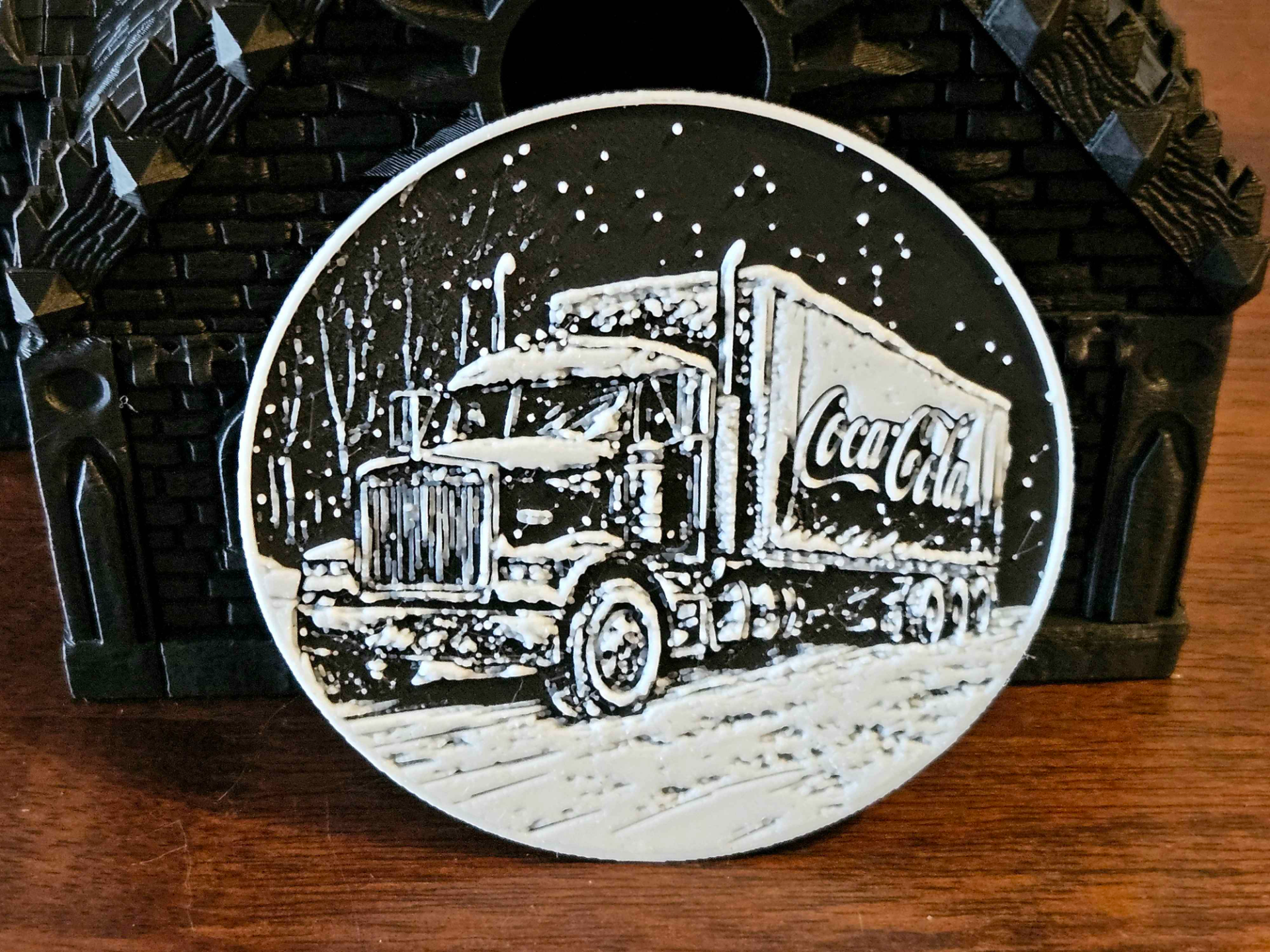Christmas: Coca-Cola Truck Coaster