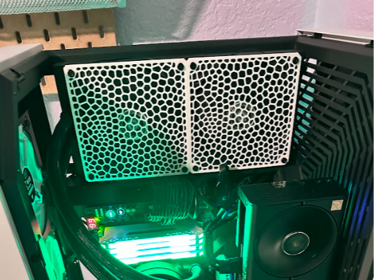140MM Voronoi Fan cover