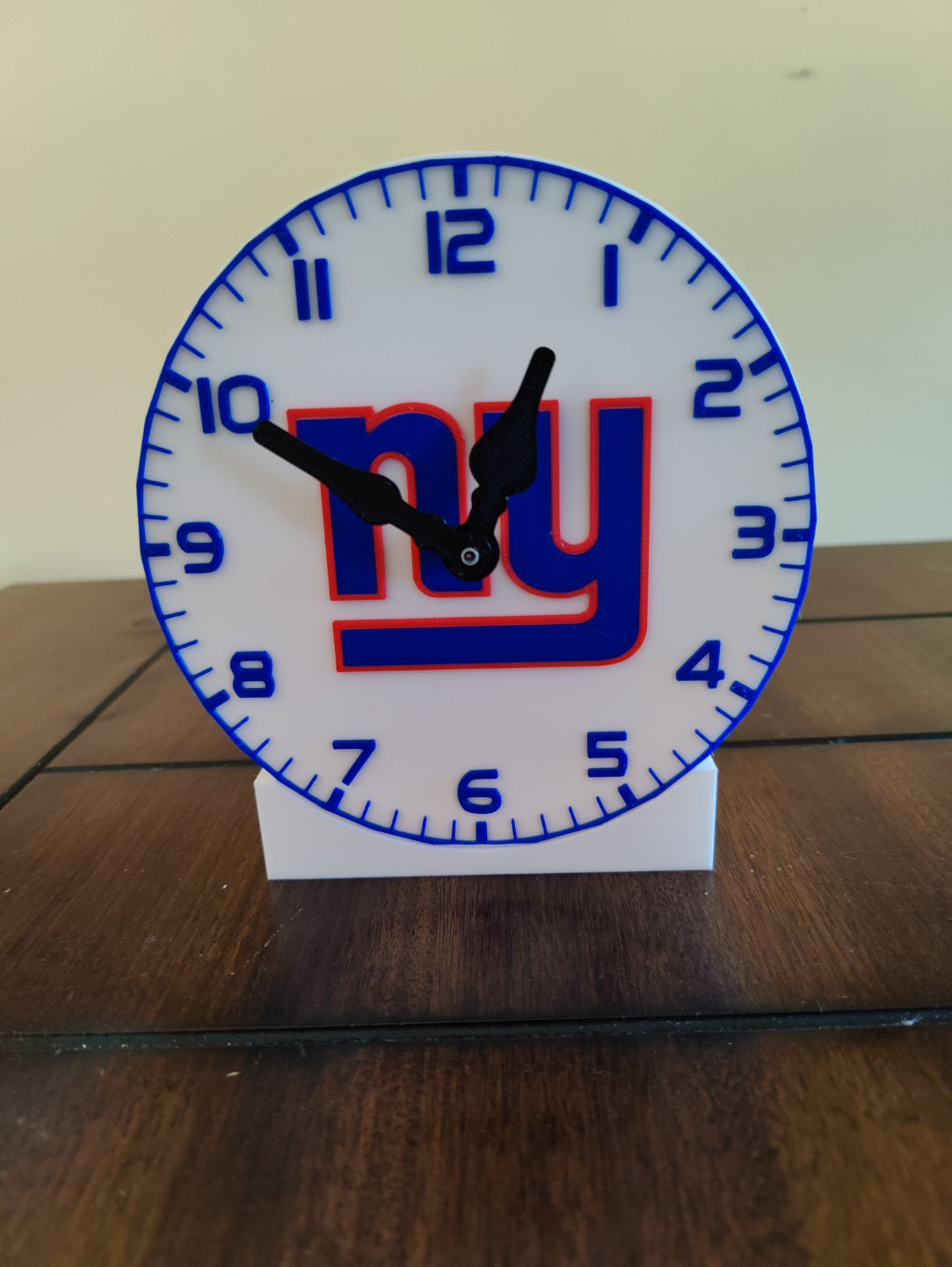 NY Giants Desk Clock
