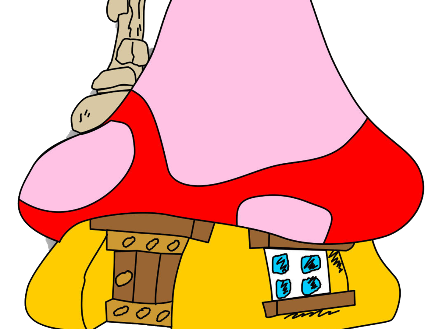 maison des Schtroumpf