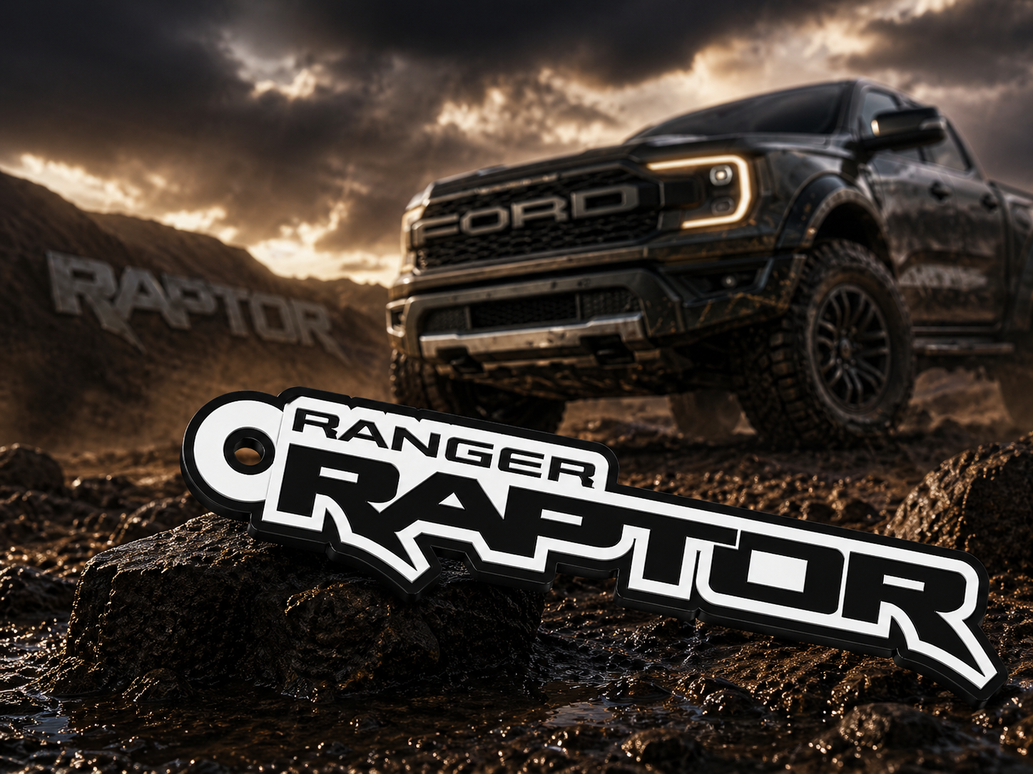 Ford Raptor Keychain