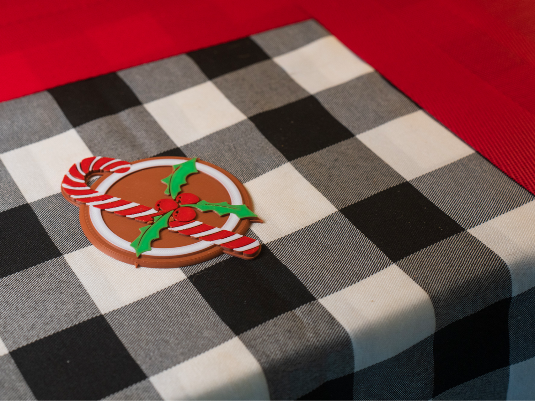 Christmas Candy Cane Coasters