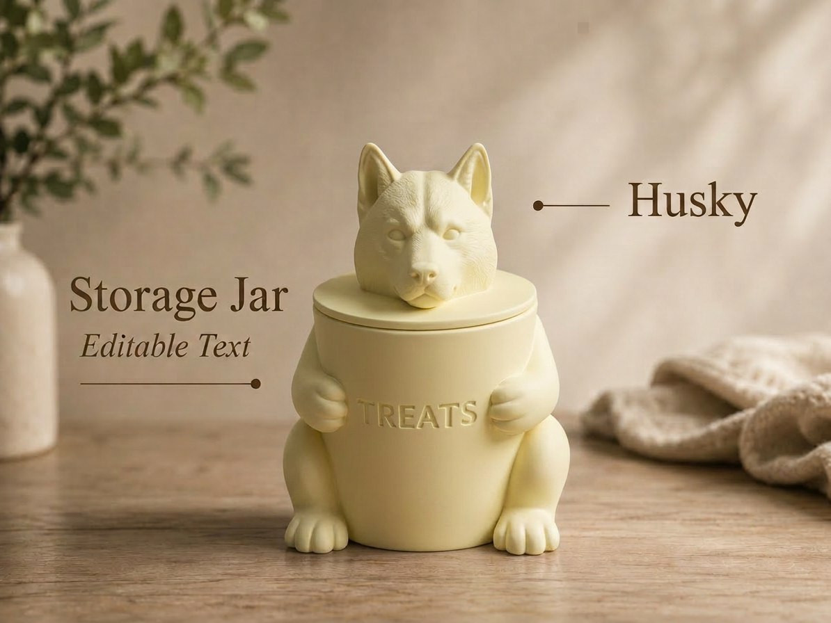 Husky Storage Jar