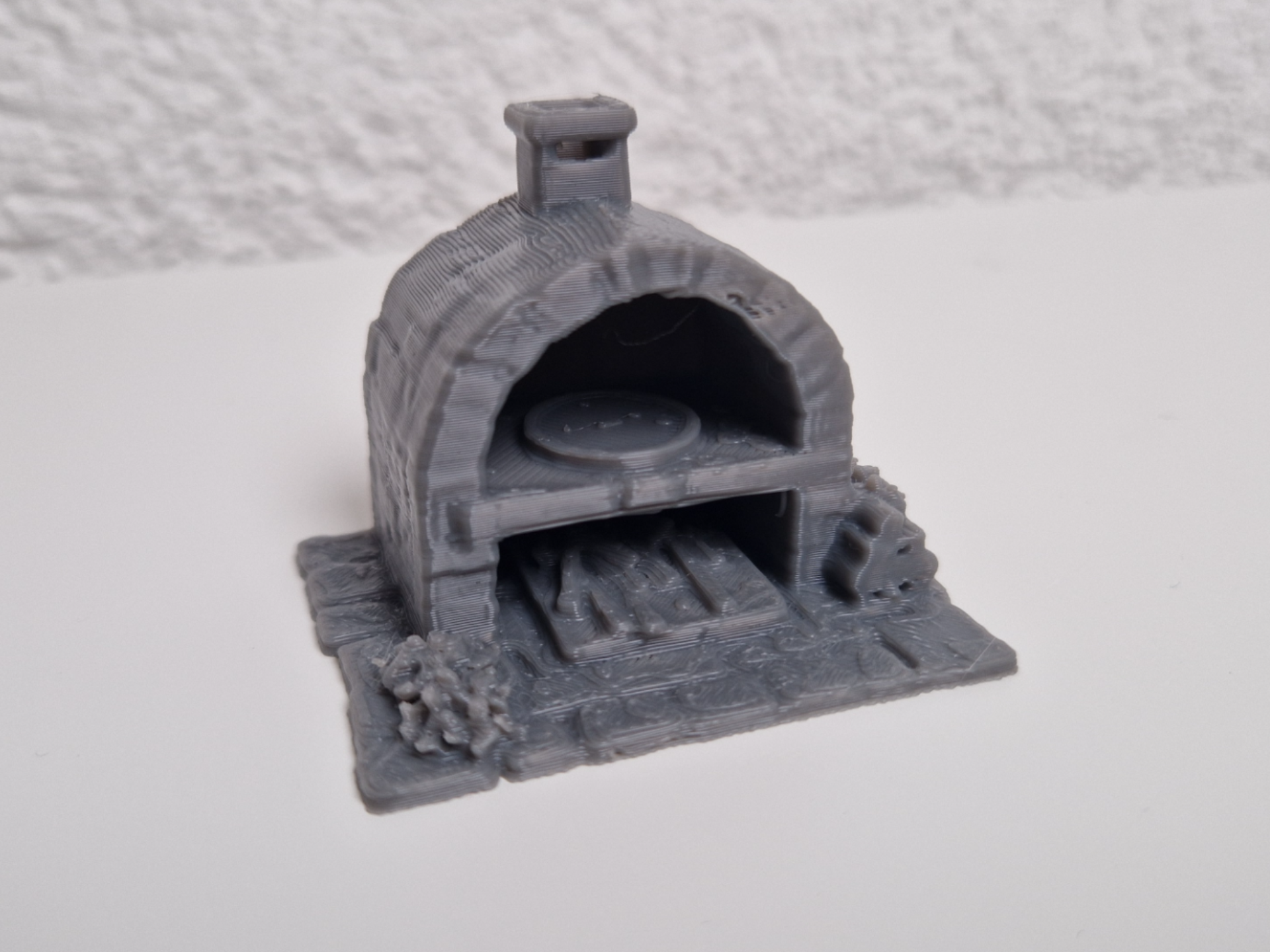 Miniature Outdoor Cooking Pit Model Diorama
