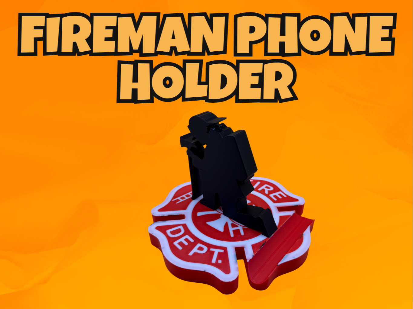 Firefighter Phone Holder – 3 STL Files