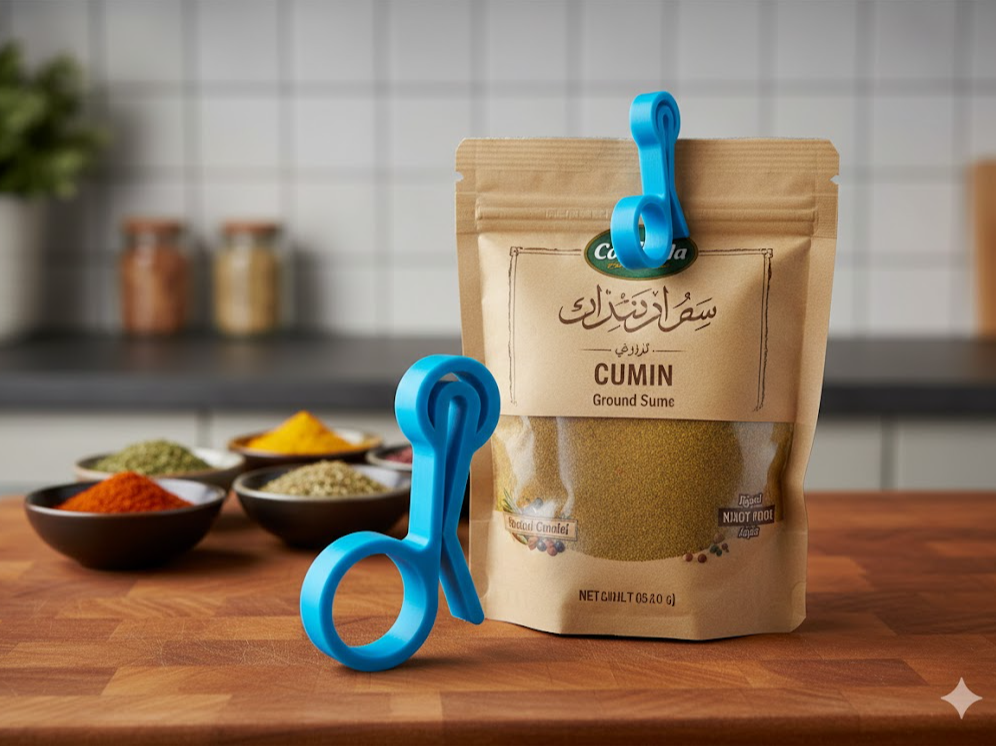 Minimalist Spice Bag Clip