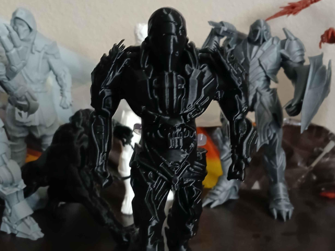 Walking Robot Statue