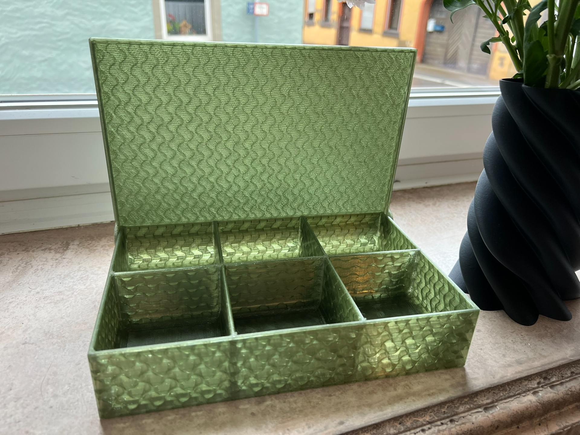 Kiste 3x2 Fächer 74x74x44 Schraubenlos