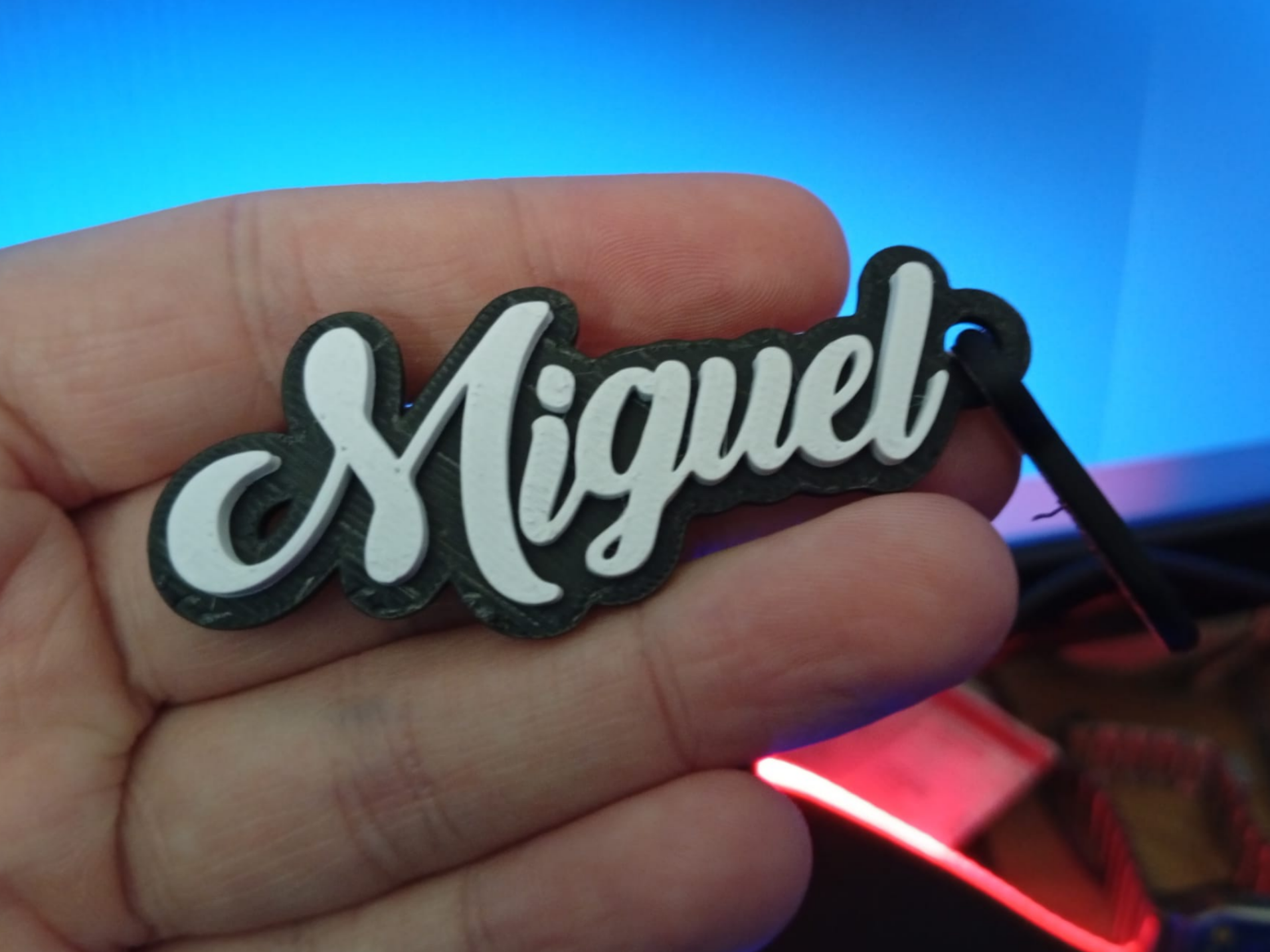 Miguel Name Keychain