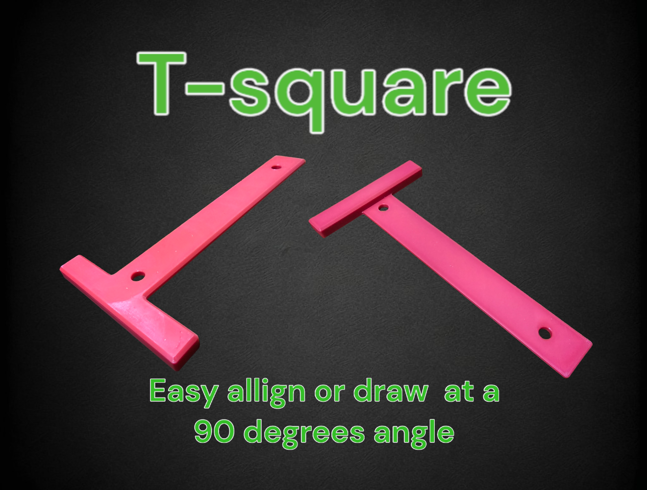 T-square / Tsquare / Winkelhaak / Reißschiene