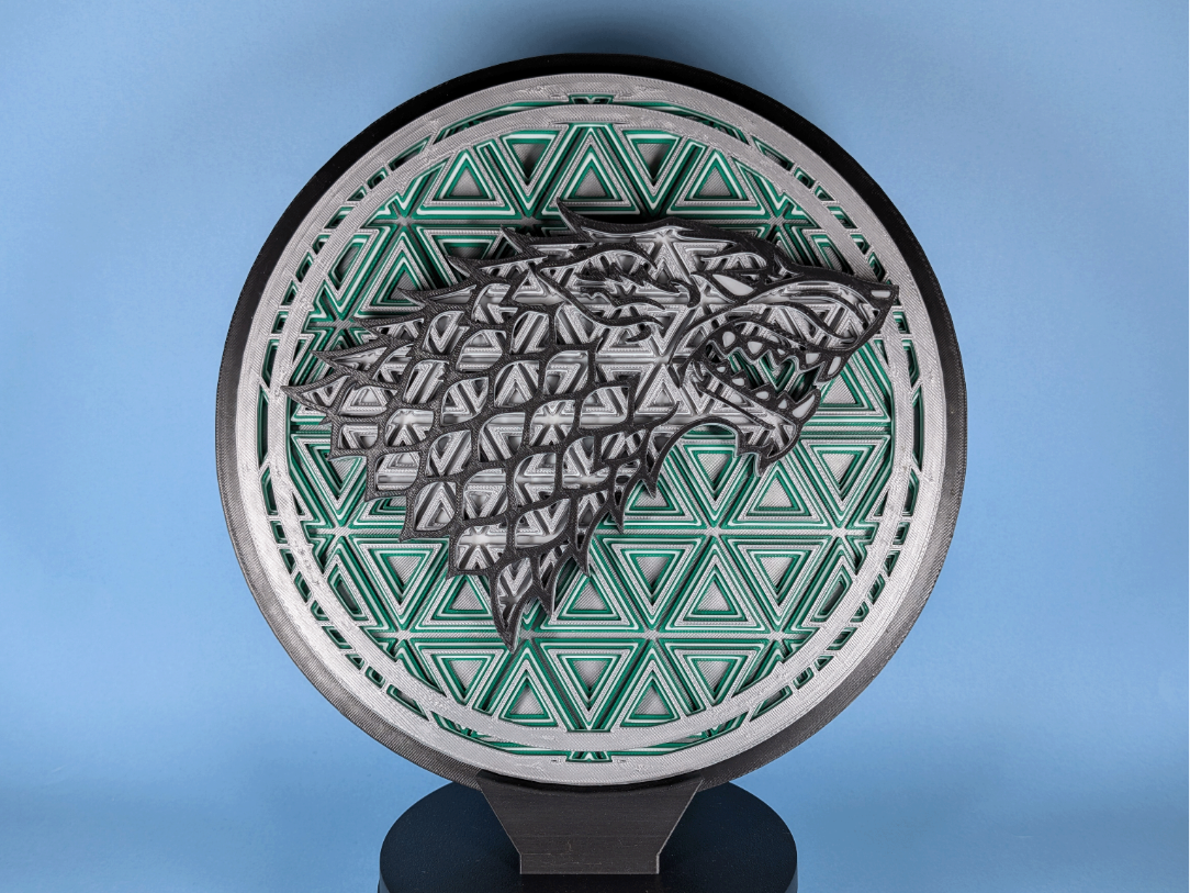 Game of Thrones - House Stark Mosaic