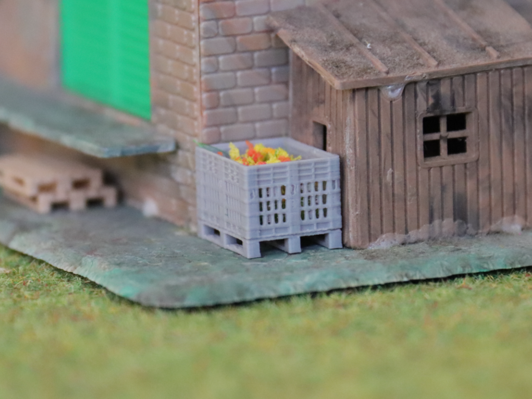 Palbox Fruit Palette Container 1/87 H0