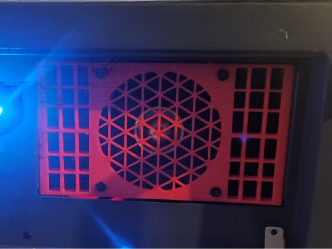 Double 5.25 Bay Cover with 80mm fan