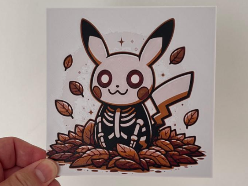 Pikachu Skeleton Decor